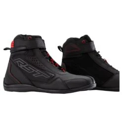 RST Frontier Summer Boots Black / Red -RST Boots Shop frontier ce mens boot 6