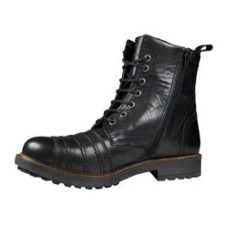 John Doe Falcon Leather Boots Black -RST Boots Shop john doe falcon black xtm kevlar boots men 4