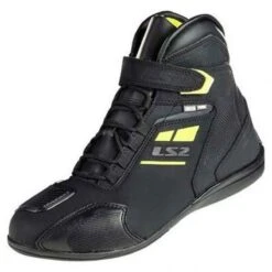 LS2 Garra All Season Waterproof Boots Black / Hi-Viz Yellow