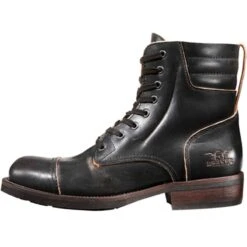 Rokker Urban Racer Leather Boots Black