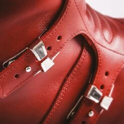 Stylmartin Continental Waterproof Touring Boots Red -RST Boots Shop stylmartin continental waterproof touring in red 4