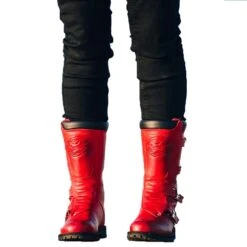 Stylmartin Continental Waterproof Touring Boots Red -RST Boots Shop stylmartin continental waterproof touring in red 5