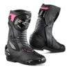TCX SP Master Ladies Waterproof Boots Black / Fuchsia -RST Boots Shop tcx sp master ladies boot black